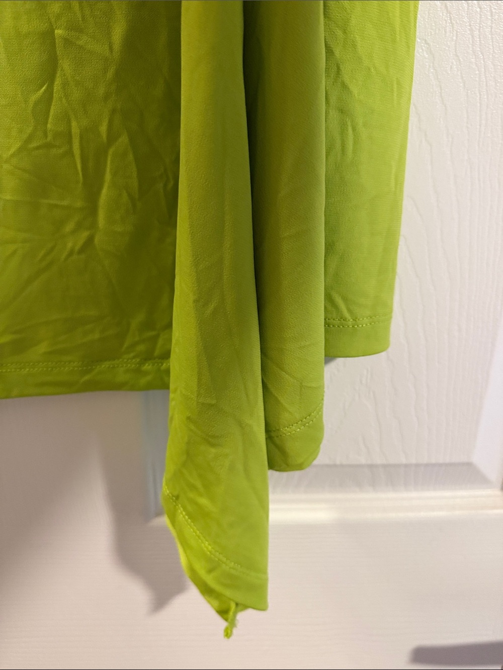 Midnight Velvet Lime Green Cold-Shoulder Tunic plus 1x - Picture 3 of 6